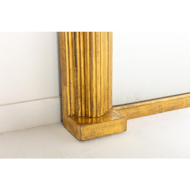 Large Antique English Regency Giltwood Mirror For Sale - Image 3 of 6