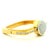 Modern 1990s Italian 14k Gold 3.38 Carat Diamond Pavé Dome Bangle Bracelet For Sale - Image 3 of 18
