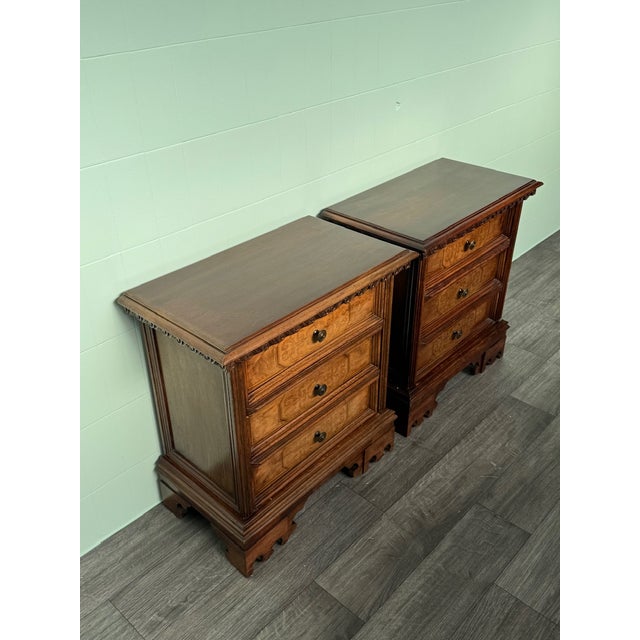 Vintage Italian Nightstands, 1940s, Set of 2 For Sale - Image 4 of 16