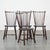 Vintage Wooden Bar Chairs from De Ster Gelderland, Set of 4 For Sale - Image 15 of 15