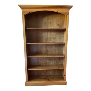 Large Pine Bookcase For Sale