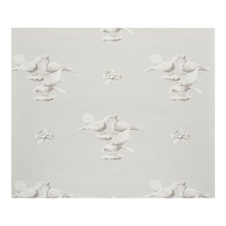 Sample - Schumacher X Charlap Hyman Herrero Giunone Wallpaper in Stone For Sale