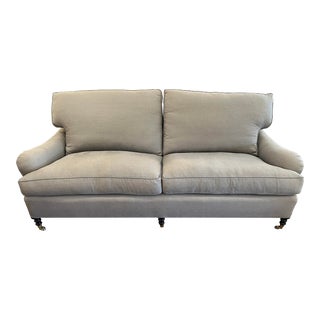George Smith Custom Standard English Roll Arm Sofa For Sale