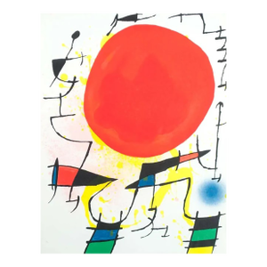 Joan Miro Original Lithograph V1-3 Mourlot 1970