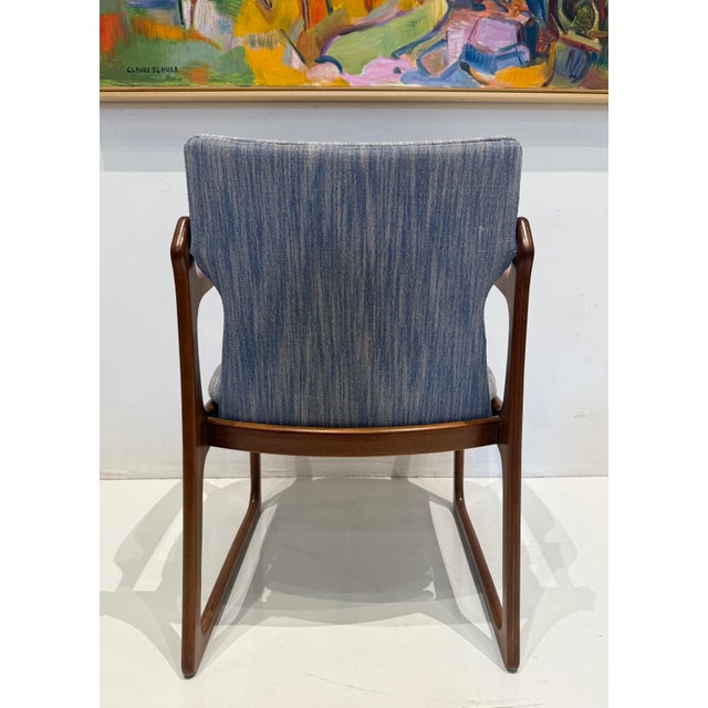 Vamdrup Stolefabrik Vamdrup Stolefabrik Danish Modern Sculptural Dining Chairs, Set of 6 in Teak For Sale - Image 4 of 18