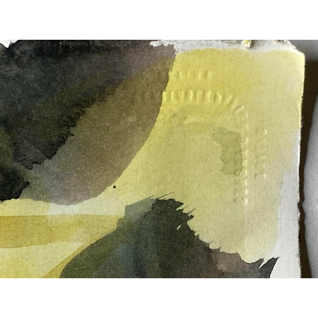 Late 20th Century Forest Landscape with Waterfall Watercolor Painting by Sanford Brooks For Sale In Baltimore - Image 6 of 8