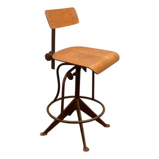 Vintage French Desk Chair by Jean Prouvé, 1940 For Sale