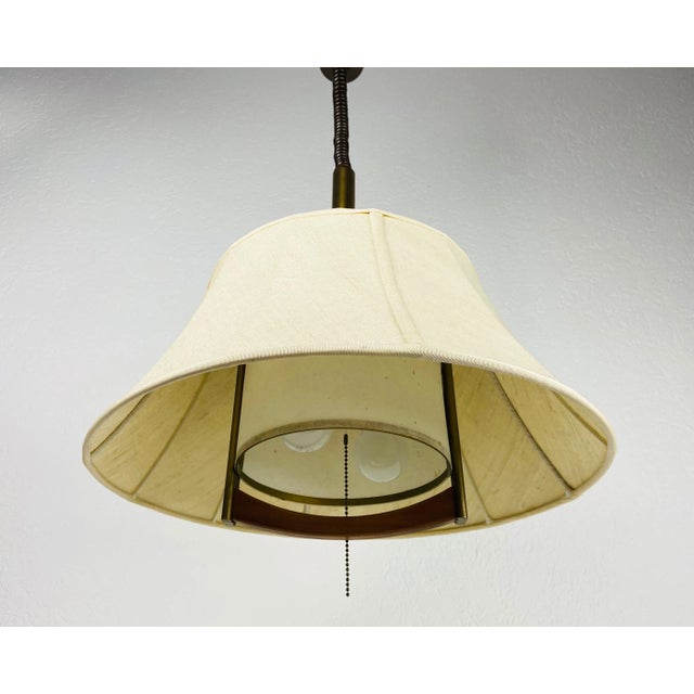 1970s Height Adjustable Pendant Lamp by Temde For Sale - Image 6 of 12