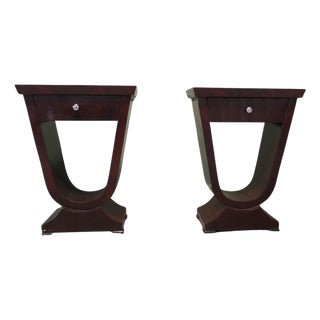 Vintage Art Deco Bedside Tables, 1970, Set of 2 For Sale