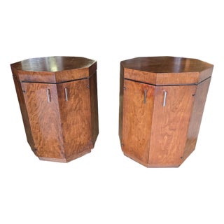 VIntage Wood Nightstands/End Tables- A Pair For Sale