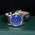 Vintage Rolex Oysterdate Precision 6694 Blue Dial Steel 1977 Leather Strap Watch For Sale - Image 17 of 17