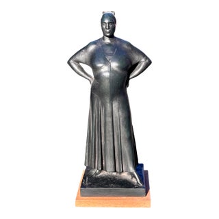 Vintage Gaston Lachaise Standing Woman Figural Sculpture, 1968 Alva Museum Replica For Sale