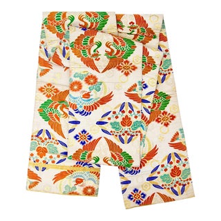 Japanese Silk Brocade Obi For Sale