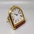 1980s Romane 18k Gold Plated Travel and Desk Alarm Clock by Cartier, 1980s For Sale - Image 5 of 13
