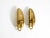 A paur of two beautiful, original mid-century modern brass cone wall lamps. Classic design from the golden era of the...