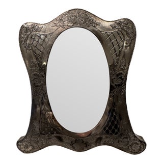 Victorian Silver Plate Picture Frame For Sale