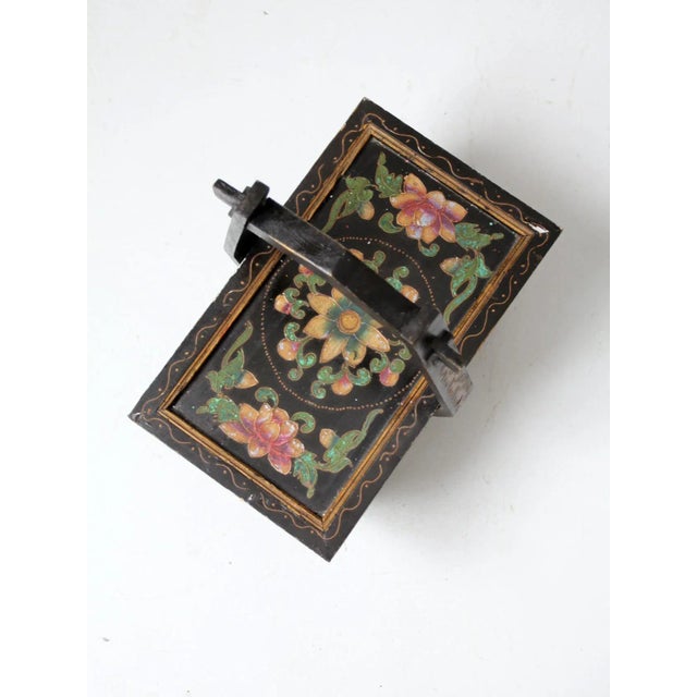 Antique Chinese Painted Box For Sale - Image 10 of 13