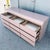 1980s Postmodern Pink Gloss Laminate Waterfall Dresser For Sale - Image 5 of 9