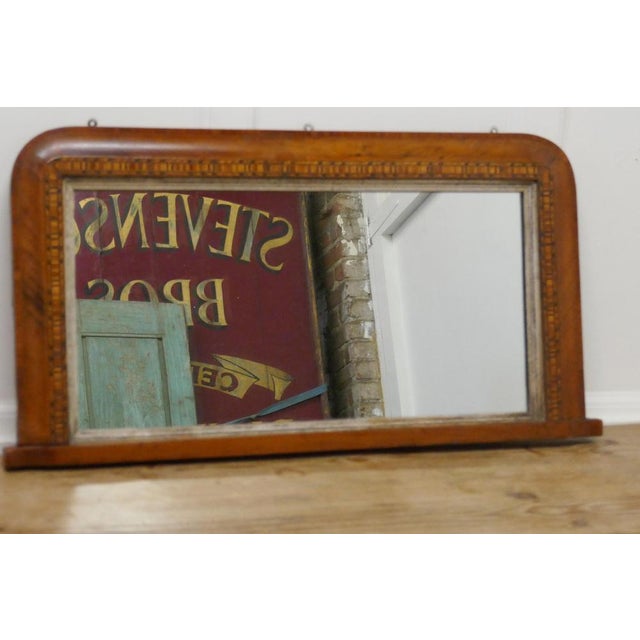 Victorian Walnut Overmantel Mirror For Sale - Image 6 of 8