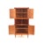 Brown Vintage Danish Corner Cabinet, 1960s For Sale - Image 8 of 9