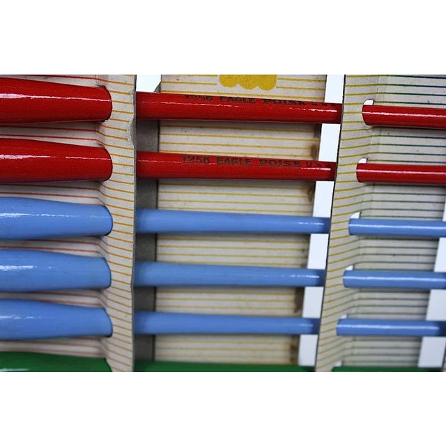 Wood Vintage Pen Nib Holder Display For Sale - Image 7 of 7