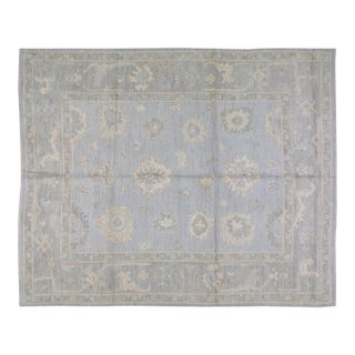 Contemporary Oushak Hand Knotted Wool Rug,8'X9'10" For Sale