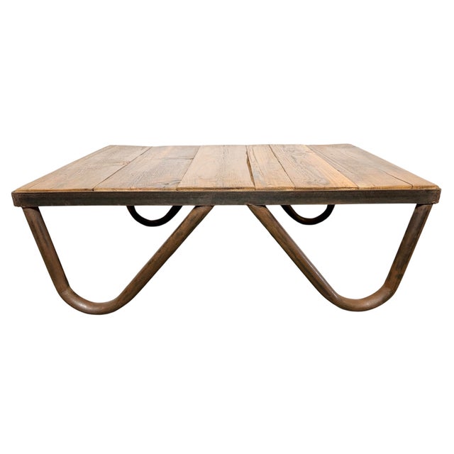 Vintage Industrial Coffee Table, 1960s For Sale - Image 16 of 16