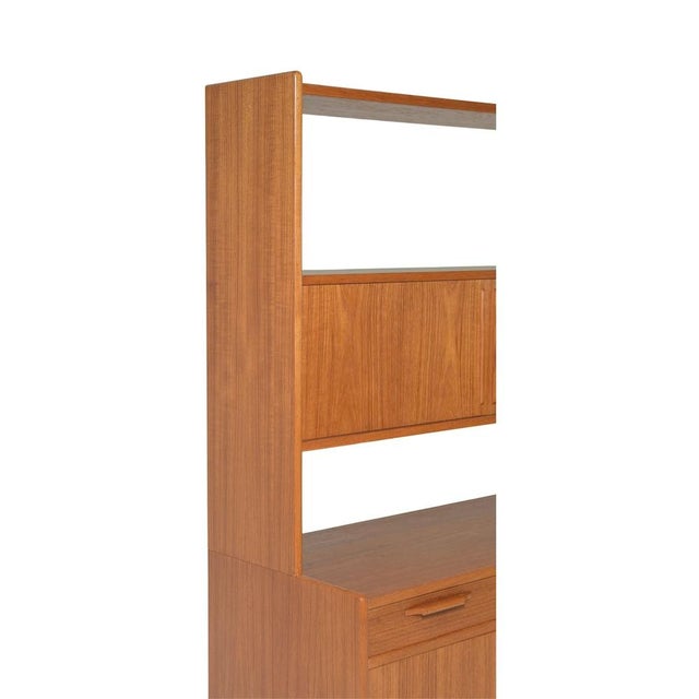 Wood Swedish Bookcase Hutch by Ajfa Möbler, c.1950s For Sale - Image 7 of 9