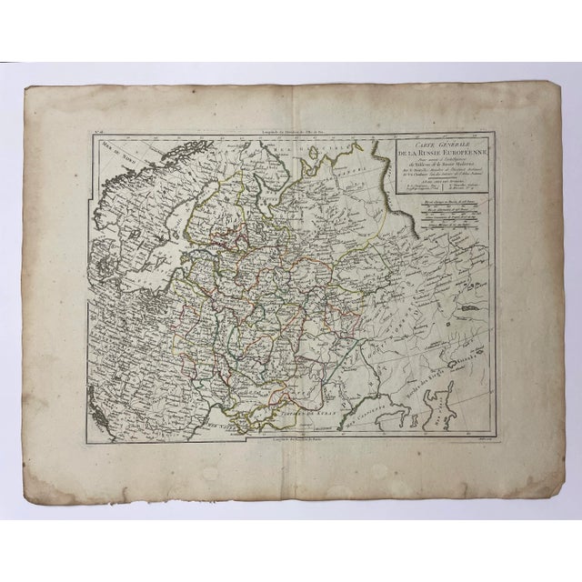 Map of European Russia from "Atlas Elementaire Portatif, Pour Servir a L'etude de la Geographie Ancienne et Moderne, et a...