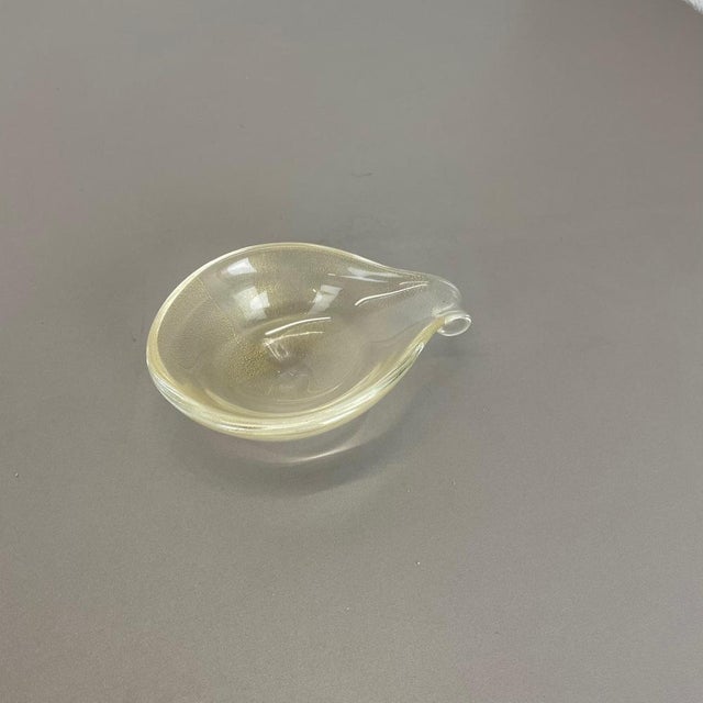 Murano Bubble and Glass Shell Bowl Ashtray from Barovier and Toso, Italy, 1970s For Sale - Image 6 of 18