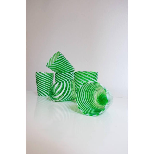 Murano Drinking Glasses by Maryana Iskra for Ribes the Art of Glass, Set of 6 For Sale - Image 10 of 12