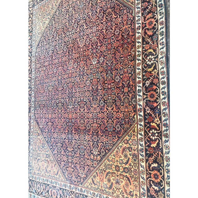 Antique Persian Feraghan Rug For Sale In Chicago - Image 6 of 9