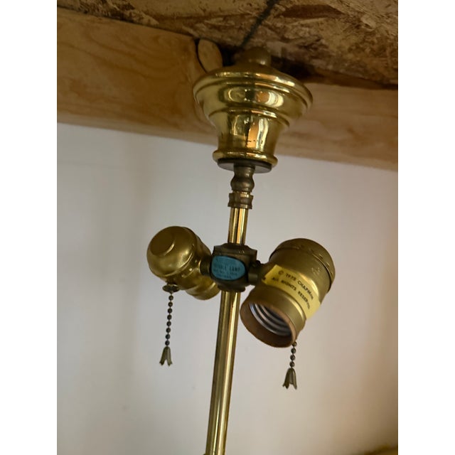 A Pair of 1960s Chapman Brass Urn Style Table Lamps For Sale - Image 12 of 18