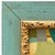 Various Artists Contemporary Abstract Oil Painting in Vintage Blue Painted Frame For Sale - Image 4 of 6