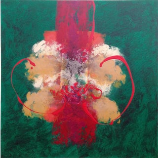 2010s "China Patch" Abstract Expressionist Oil Painting For Sale