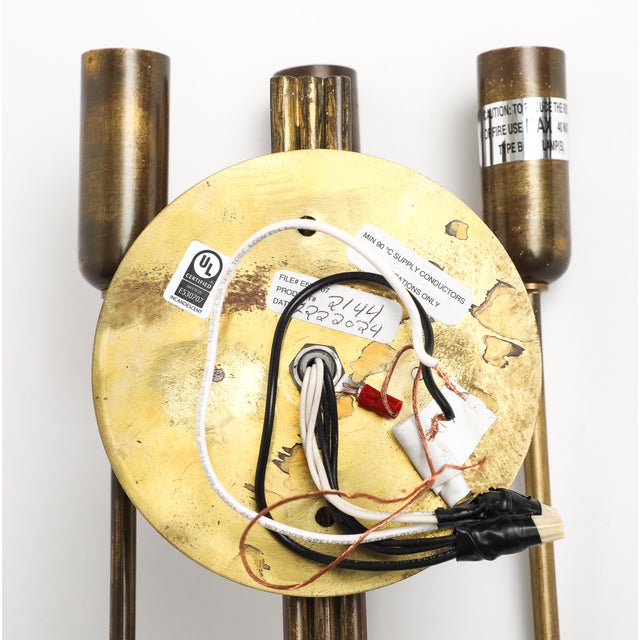 1940s Italian Brass Wall Light For Sale - Image 16 of 16