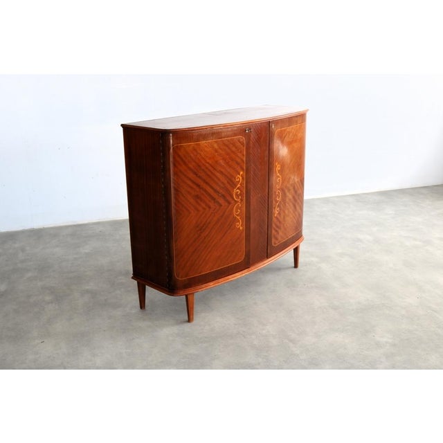 Mid-Century Modern Vintage Wall Cabinet from Bjästa, Sweden, 1950s For Sale - Image 3 of 10