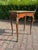 19th Century 1860 French Artisan Louis XV Brown Marquetry Center Table-1 Pc For Sale - Image 5 of 17