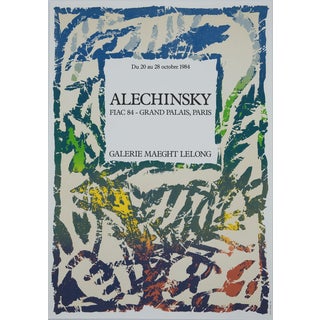 Fiac 1984 Poster after Pierre Alechinsky For Sale