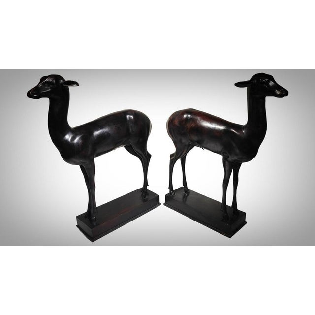 Chiurazzi, Pompeian Deer from Herculaneum, 1930, Bronzes, Set of 2 For Sale - Image 10 of 14