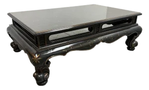 Drexel Heritage Et Cetera Chinoiserie Black Lacquer Cocktail Table