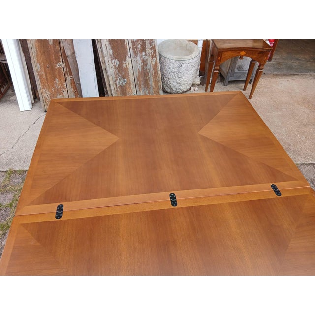 1970s Vintage Extendable Folding Table by Tito Agnoli for Molteni, 1970s For Sale - Image 5 of 9