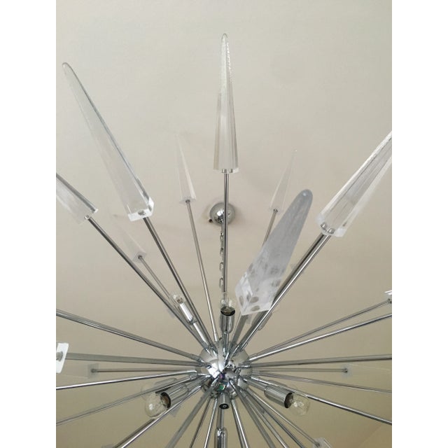 Italian Murano Glass Sputnik Chandelier For Sale - Image 9 of 11