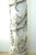 Rustic European 1940's Carved European Acanthus Leafs Plant Stand/Weathered White/38" For Sale - Image 3 of 7