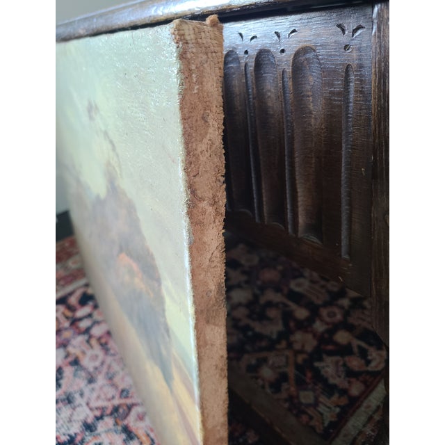 Antique Coastal Oil Painting Early California Impressionist Beach Landscape For Sale - Image 16 of 16