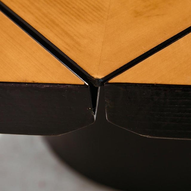 Wood Quadrondo Dining Table by Erwin Nagel for Rosenthal For Sale - Image 7 of 18