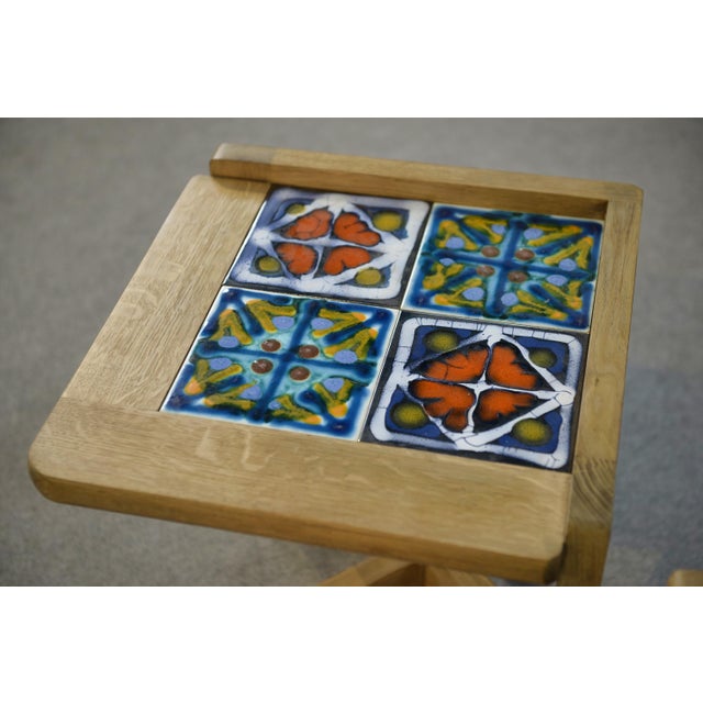 Bedside Tables by Guillerme and Chambron for Votre Maison, 1950s, Set of 2 For Sale - Image 8 of 12