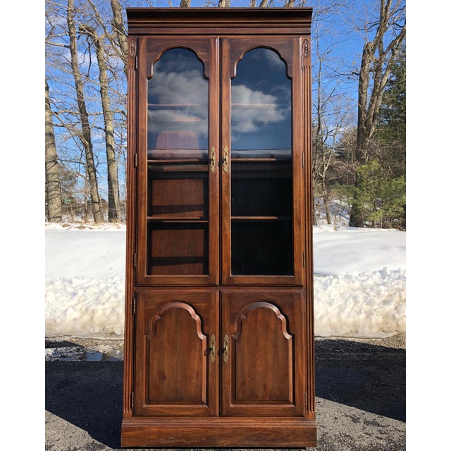 Ethan Allen Court Cherry Bookcase Chairish