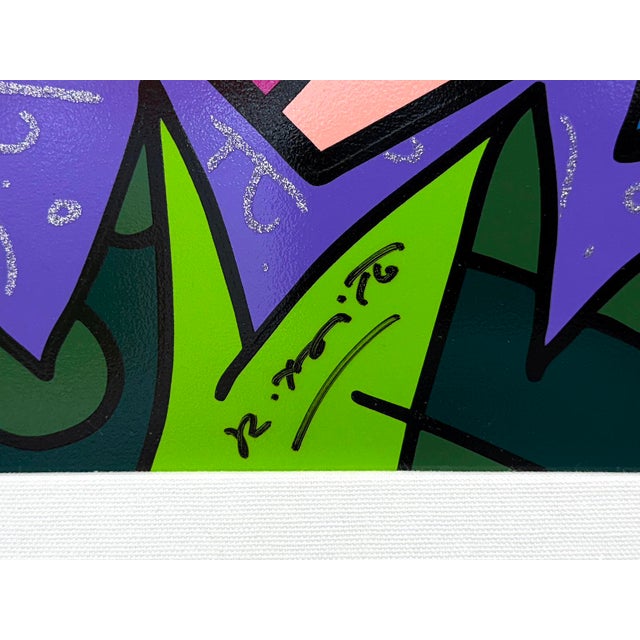 Romero Britto Romero Britto, Mother (Custom Framed Hand Signed Screen Print on Gesso Board), 2001 For Sale - Image 4 of 4