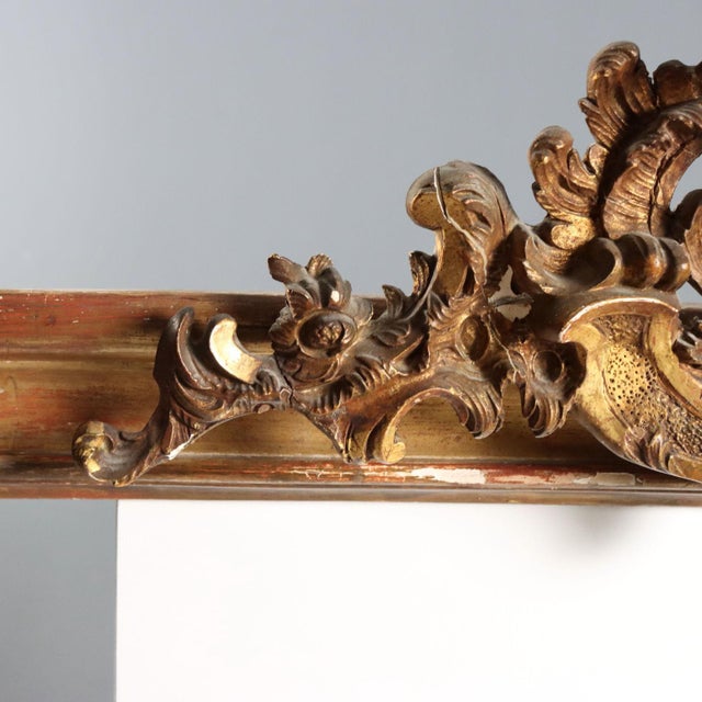 Giltwood Pelmet with Rocaille Carving For Sale - Image 6 of 11